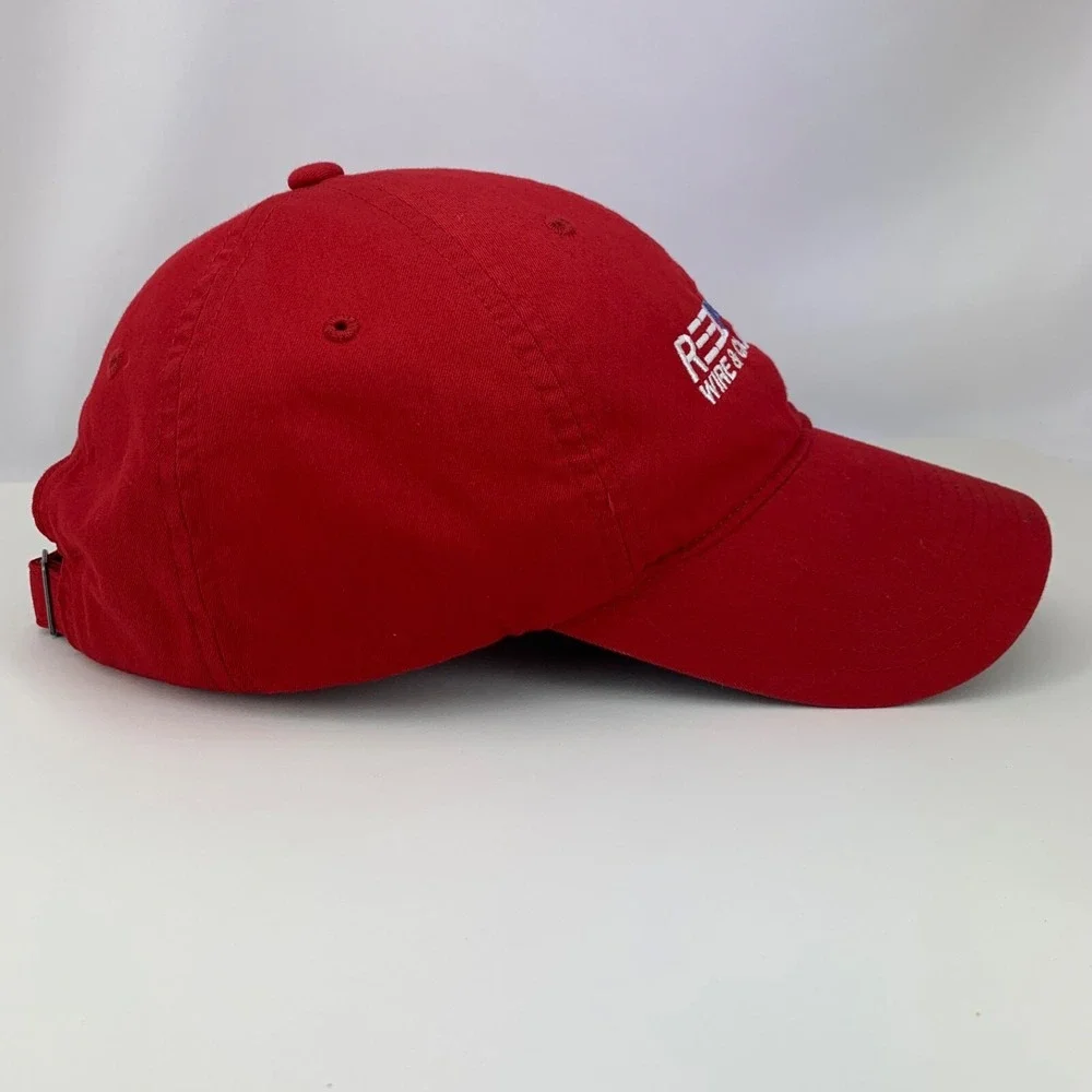 Reel Power Hat Nike Golf Wire US Flag Red White Blue Strapback OSFM Baseball Cap